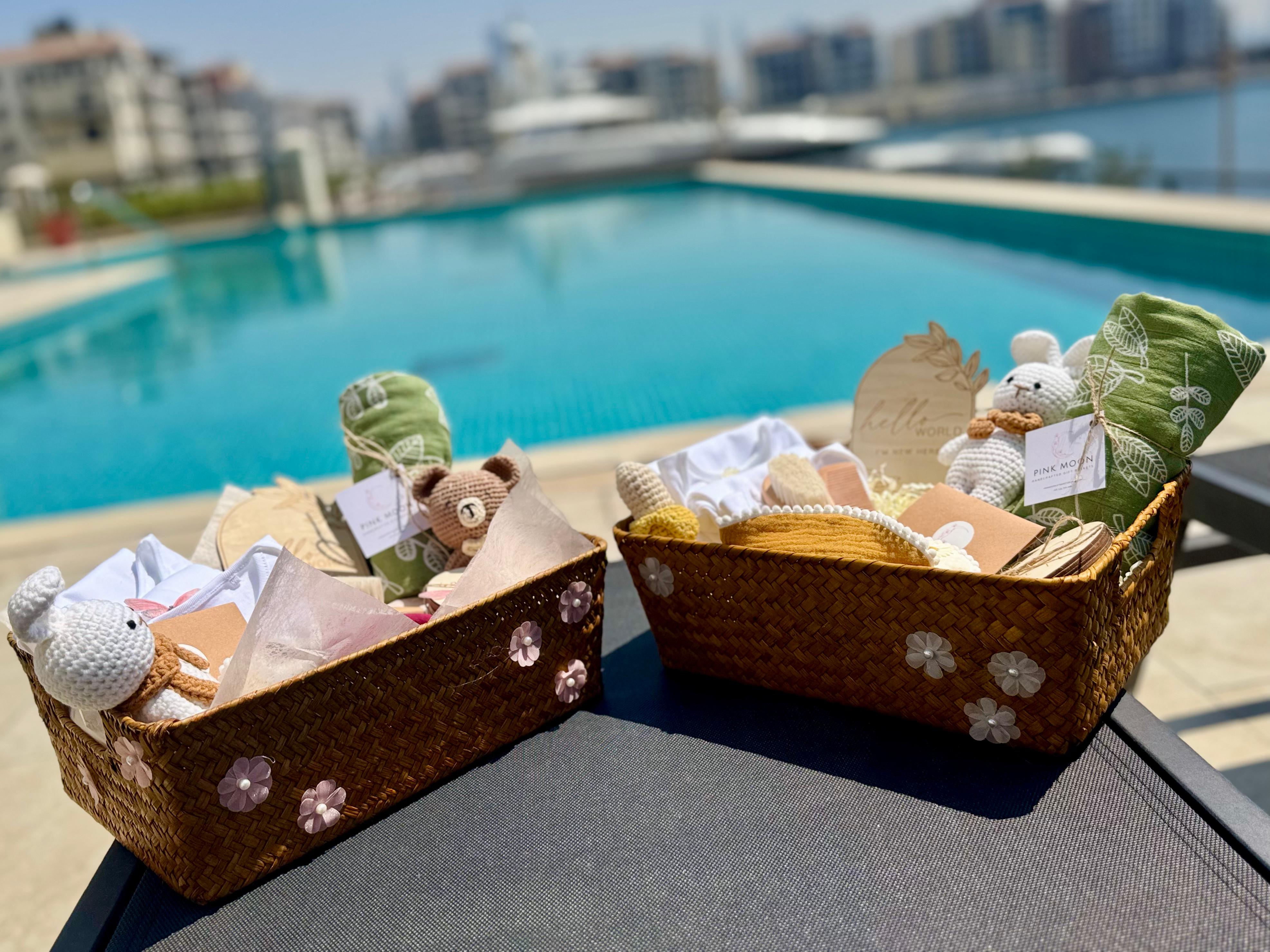 Baby baskets - to celebrate the arrival of a new baby