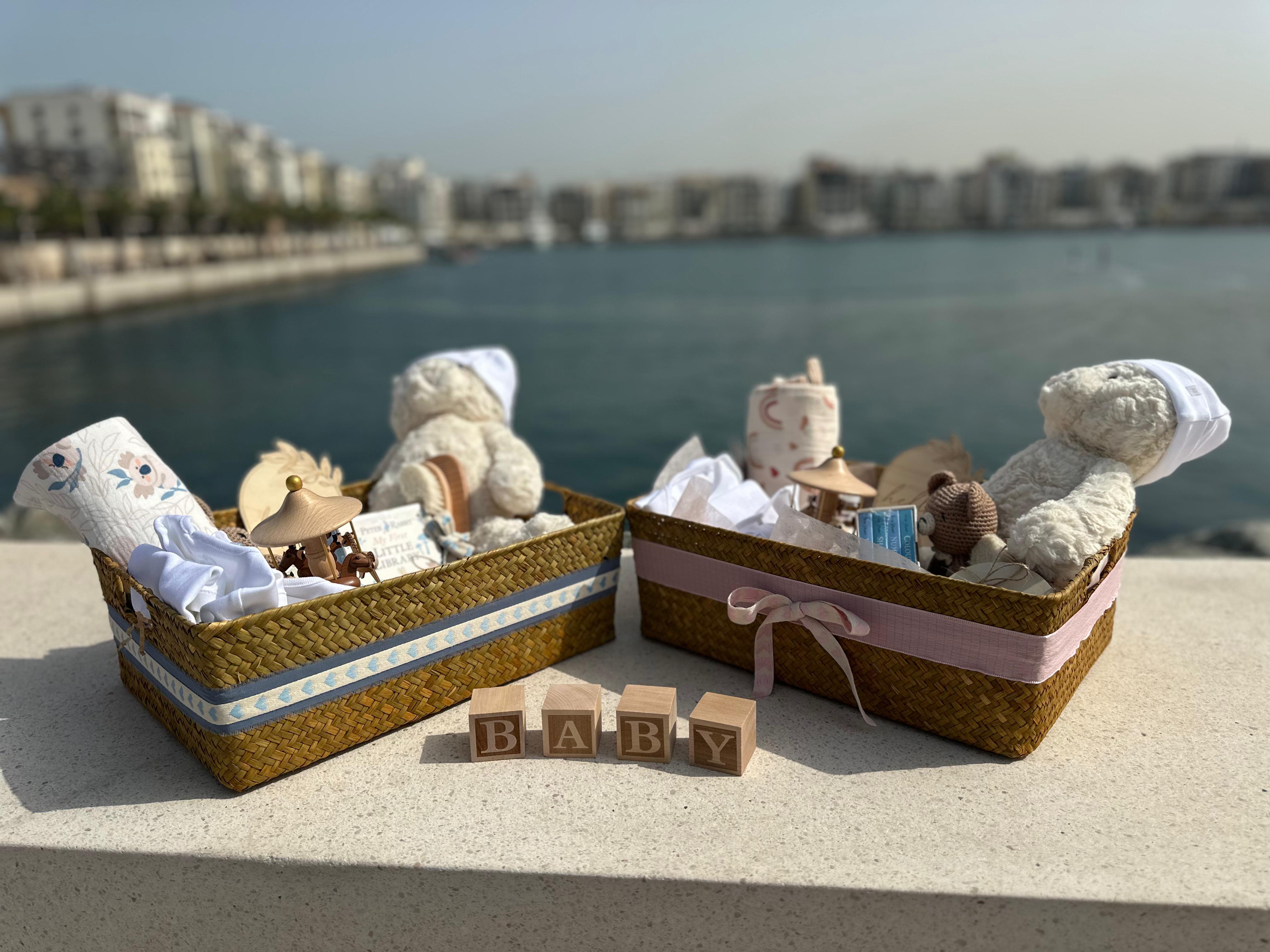 Baby baskets - to celebrate the arrival of a new baby