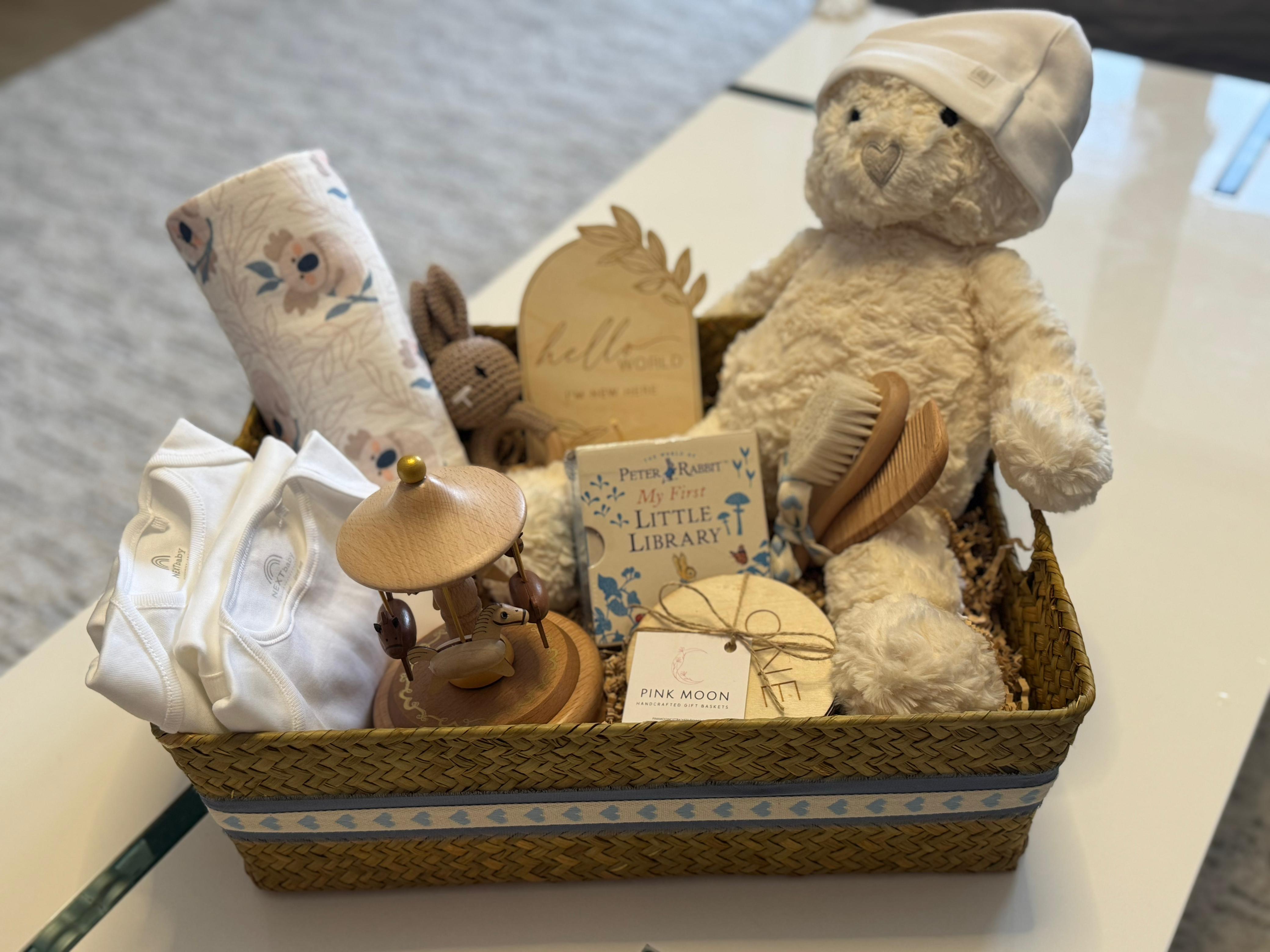 Baby baskets - to celebrate the arrival of a new baby